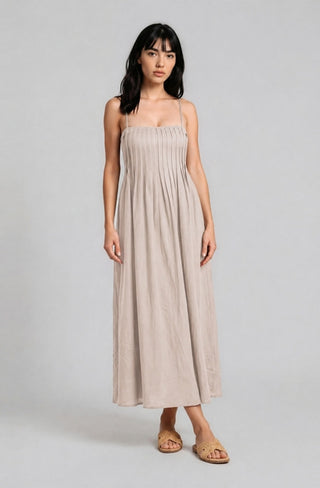 Ariana Pintuck Pleated Maxi-Dresses-Blu Pepper-Summit Lane Boutique, Women's Apparel and Gifts located in Grand Rapids, MI