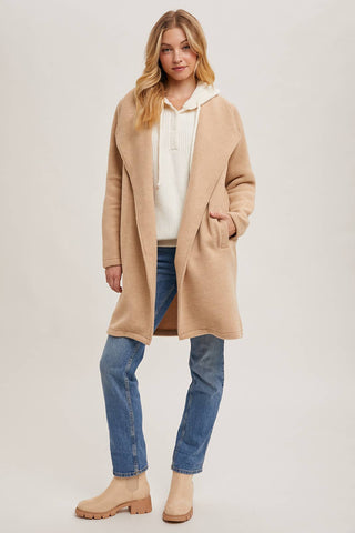Sally Long Line Jacket-Jackets-Bluivy-Summit Lane Boutique, Women's Apparel and Gifts located in Grand Rapids, MI