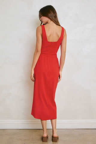 Heaven Sent Tulip Hem Midi Wrap Dress-Dresses-Dress Forum-Summit Lane Boutique, Women's Apparel and Gifts located in Grand Rapids, MI