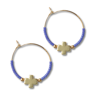 Faithful Hoop Earrings-Earrings-Lenny & Eva-Summit Lane Boutique, Women's Apparel and Gifts located in Grand Rapids, MI