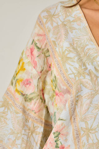 Magnolia Wrap Top-Short Sleeves-Mystree-Summit Lane Boutique, Women's Apparel and Gifts located in Grand Rapids, MI