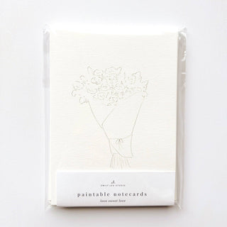 Love sweet love paintable notecard-Stationary-emily lex studio-Summit Lane Boutique, Women's Apparel and Gifts located in Grand Rapids, MI