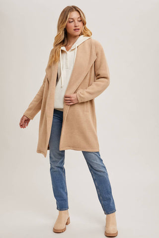 Sally Long Line Jacket-Jackets-Bluivy-Summit Lane Boutique, Women's Apparel and Gifts located in Grand Rapids, MI