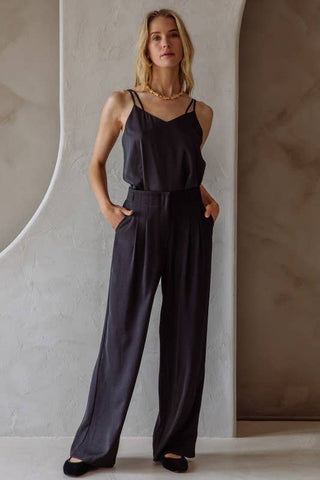 Marissa Wide Leg Pants-Pants-SKIES ARE BLUE-Summit Lane Boutique, Women's Apparel and Gifts located in Grand Rapids, MI