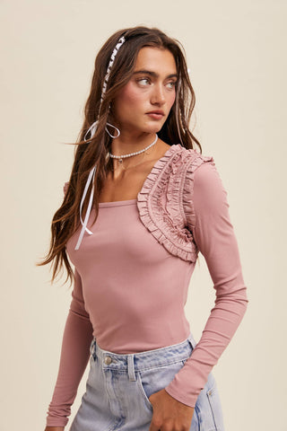 Bridget Top-Long Sleeves-Listicle-Summit Lane Boutique, Women's Apparel and Gifts located in Grand Rapids, MI