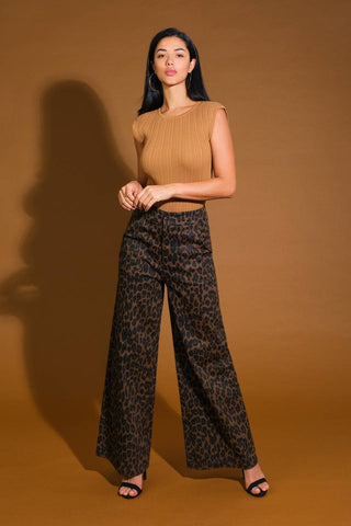 cheetah pant-Pants-FLYING TOMATO-Summit Lane Boutique, Women's Apparel and Gifts located in Grand Rapids, MI