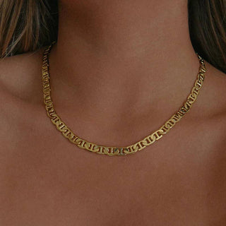 Chain Mariner Link Layering Chain Necklace. Stainless Steel-Necklaces-HoopLa Style-Summit Lane Boutique, Women's Apparel and Gifts located in Grand Rapids, MI