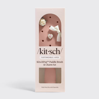KitschPop™️ Paddle Brush - Terracotta-Hair Accessories-KITSCH-Summit Lane Boutique, Women's Apparel and Gifts located in Grand Rapids, MI
