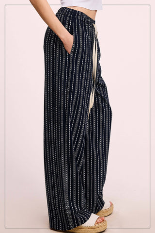 Audra Relaxed Fit Pants-Pants-La Miel-Summit Lane Boutique, Women's Apparel and Gifts located in Grand Rapids, MI