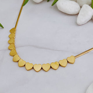 With Me Mini Hearts Necklace-Necklaces-Ellison+Young-Summit Lane Boutique, Women's Apparel and Gifts located in Grand Rapids, MI