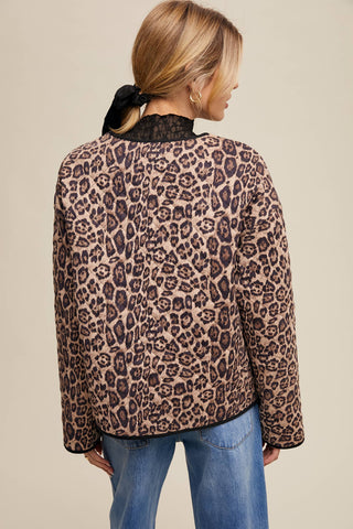 Lorelai Leopard Jacket-Jackets-Listicle-Summit Lane Boutique, Women's Apparel and Gifts located in Grand Rapids, MI