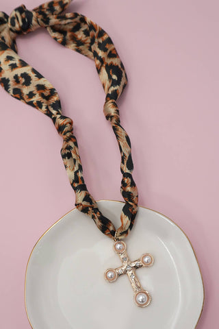 HANDMADE SCARF CHARM NECKLACE-Necklaces-JOSSLYN by wall to wall-Summit Lane Boutique, Women's Apparel and Gifts located in Grand Rapids, MI