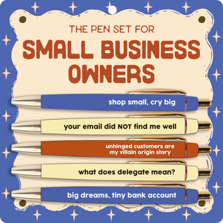 Small Business Owner Pen Set-Stationary Supplies-FUN CLUB-Summit Lane Boutique, Women's Apparel and Gifts located in Grand Rapids, MI