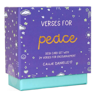 Verses for Peace – Bible Verse Card Set with Display Stand-Callie Danielle-Summit Lane Boutique, Women's Apparel and Gifts located in Grand Rapids, MI