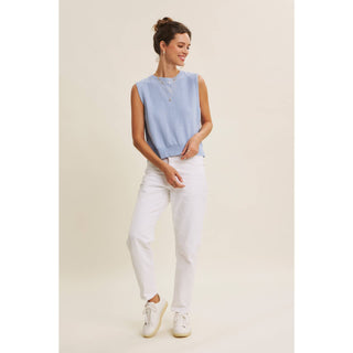 Bow Back Sweater Top-Sleeveless-in february-Summit Lane Boutique, Women's Apparel and Gifts located in Grand Rapids, MI
