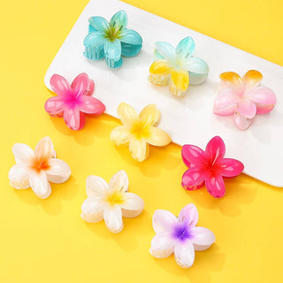 Plumeria Claw Clip-Hair Accessories-JOSSLYN by wall to wall-Summit Lane Boutique, Women's Apparel and Gifts located in Grand Rapids, MI