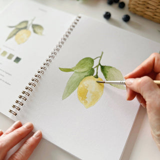 Fruit watercolor workbook-Stationary-emily lex studio-Summit Lane Boutique, Women's Apparel and Gifts located in Grand Rapids, MI