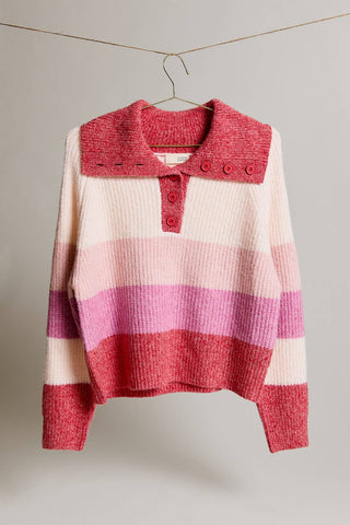 Jackie Collared Sweater-Sweaters-Sunday Edition by LE LIS-Summit Lane Boutique, Women's Apparel and Gifts located in Grand Rapids, MI