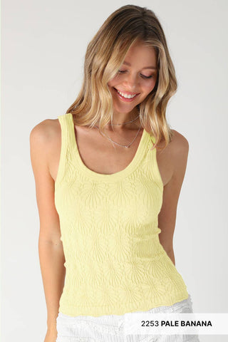 Reversible Lace Textured Tank Top-Tank Top-NIKIBIKI-Summit Lane Boutique, Women's Apparel and Gifts located in Grand Rapids, MI