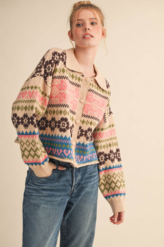 Dakota Fair Isle Sweater-Sweaters-&MERCI-Summit Lane Boutique, Women's Apparel and Gifts located in Grand Rapids, MI