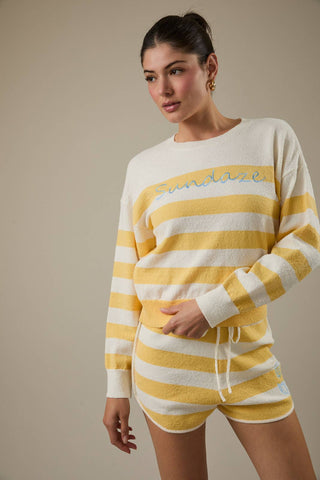 Sun Daze Embroidered Top-Long Sleeves-Sunday Edition-Summit Lane Boutique, Women's Apparel and Gifts located in Grand Rapids, MI