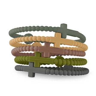 Jesus Bracelets (silicone cross bracelets)-Bracelets-Ryan & Rose-Summit Lane Boutique, Women's Apparel and Gifts located in Grand Rapids, MI