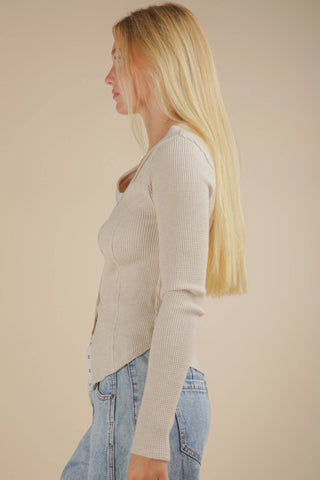 Jackie Snap Top-Long Sleeves-VERY J-Summit Lane Boutique, Women's Apparel and Gifts located in Grand Rapids, MI