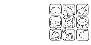 Cozy Friends Coloring Book For Adults And Kids-Coloring Books-Penguin Random House LLC-Summit Lane Boutique, Women's Apparel and Gifts located in Grand Rapids, MI