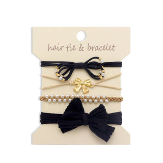 BOHO DUAL FUNCTION KNOT BRACELET HAIR TIES-Hair Accessories-JOSSLYN by wall to wall-Summit Lane Boutique, Women's Apparel and Gifts located in Grand Rapids, MI