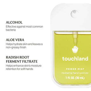 Vanilla Blossom Power Mist Hydrating Hand Sanitizer-Hand Soap-Touchland-Summit Lane Boutique, Women's Apparel and Gifts located in Grand Rapids, MI