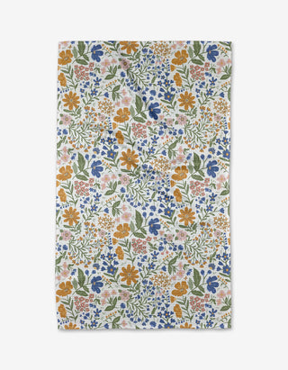 Cottage Meadow Pastel Tea Towel-Kitchen Towel-Geometry-Summit Lane Boutique, Women's Apparel and Gifts located in Grand Rapids, MI