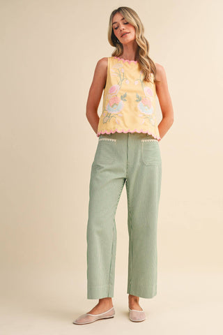 The Savannah Embroidered Tank