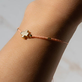Grace Upon Grace Cross Bracelet + Sticker | John 1:16