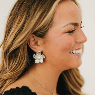 Georgia Flower Earrings - WATERPROOF-Earrings-Pretty Simple-Summit Lane Boutique, Women's Apparel and Gifts located in Grand Rapids, MI