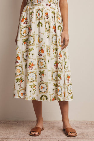 Riviera Market Midi Skirt-Skirts-Forte-Summit Lane Boutique, Women's Apparel and Gifts located in Grand Rapids, MI