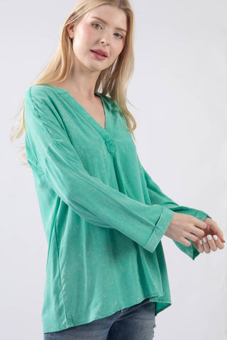 Jessie Oversized Top-Long Sleeves-VERY J-Summit Lane Boutique, Women's Apparel and Gifts located in Grand Rapids, MI