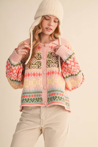 Dakota Fair Isle Sweater-Sweaters-&MERCI-Summit Lane Boutique, Women's Apparel and Gifts located in Grand Rapids, MI