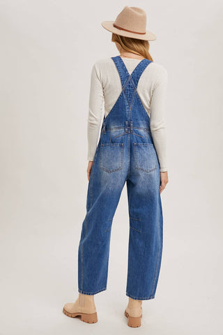 Harper Barrel Overalls-Jeans-Bluivy-Summit Lane Boutique, Women's Apparel and Gifts located in Grand Rapids, MI