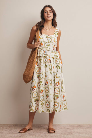 Riviera Market Midi Skirt-Skirts-Forte-Summit Lane Boutique, Women's Apparel and Gifts located in Grand Rapids, MI