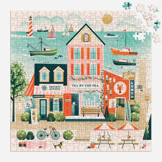 Beside the Sea 500 Piece Puzzle-Puzzles-Chronicle Books-Summit Lane Boutique, Women's Apparel and Gifts located in Grand Rapids, MI
