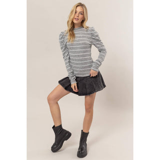 Bailey Striped Top-Long Sleeves-HYFVE-Summit Lane Boutique, Women's Apparel and Gifts located in Grand Rapids, MI