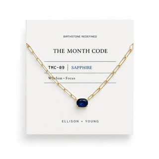 The Month Code Birthstone Necklace Collection-Necklaces-Ellison+Young-Summit Lane Boutique, Women's Apparel and Gifts located in Grand Rapids, MI