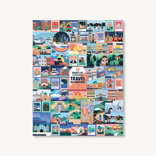 50 Awe-Inspiring Travel Destinations Bucket List 1000 pc Puz-Puzzles-Chronicle Books-Summit Lane Boutique, Women's Apparel and Gifts located in Grand Rapids, MI