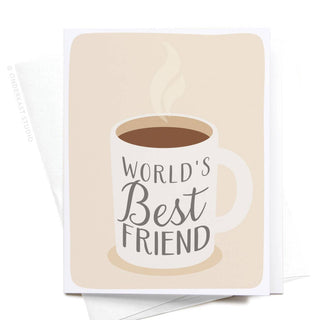 World's Best Friend Greeting Card-Greeting Cards-Onderkast Studio-Summit Lane Boutique, Women's Apparel and Gifts located in Grand Rapids, MI