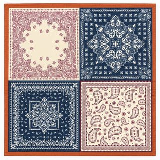 Patchwork Paisley Bandana Printed Square Scarf