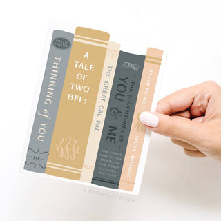 A Tale of Two BFFs Greeting Card-Greeting Cards-Onderkast Studio-Summit Lane Boutique, Women's Apparel and Gifts located in Grand Rapids, MI