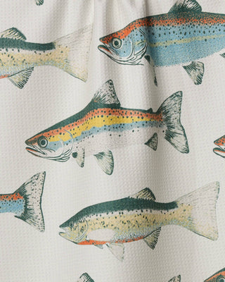 Hooked on Fishing Tea Towel-Kitchen Towel-Geometry-Summit Lane Boutique, Women's Apparel and Gifts located in Grand Rapids, MI