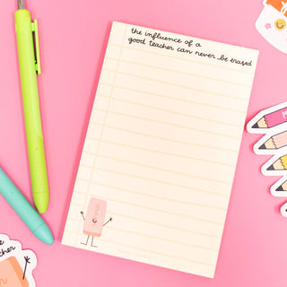 Influence Of A Good Teacher Notepad-Stationary Supplies-Callie Danielle-Summit Lane Boutique, Women's Apparel and Gifts located in Grand Rapids, MI