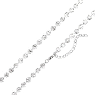 18K Gold PVD Stainless Steel Sunburst Chain Necklace-WJW-Summit Lane Boutique, Women's Apparel and Gifts located in Grand Rapids, MI