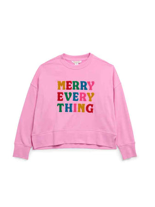 "MERRY EVERYTHING" RELAXED SWEATSHIRT-Sweatshirt-Shiraleah-Summit Lane Boutique, Women's Apparel and Gifts located in Grand Rapids, MI